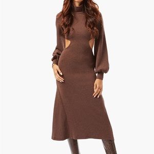 WeWoreWhat NWT Cut Out Sweater Dress